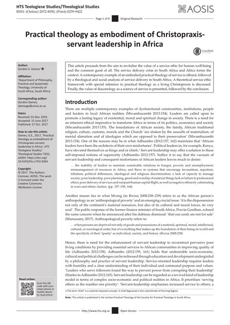 contribution to the welfare of others crostic|Practical theology as embodiment of Christopraxis.